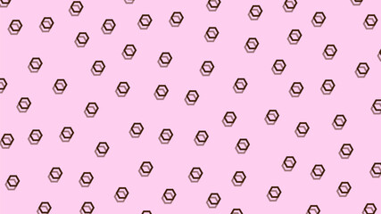 Abstract hexagon overlapping on background.