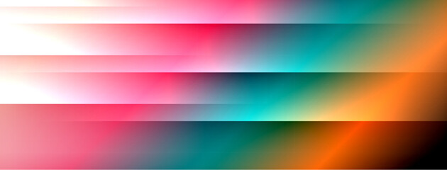Colorful gradient with lines made of shadow and light. Creative background
