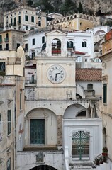 Atrani - Scorcio della Chiesa di San Salvatore De’ Birecto dalla piazza sulla litoranea