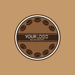 Logo vector design coffee logo 