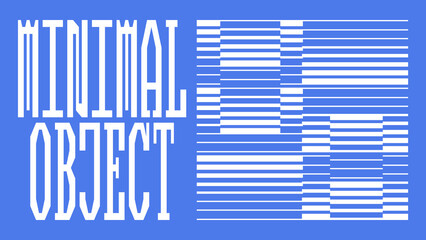 Abstract geometry brutalism background. Brutalist banner template, event design for digital advertisement and social media. Creative geometric shape layout design, vector illustration