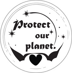 Social Awareness Hand drawn lettering phrase, Calligraphy t-shirt design, Hand written vector sign, 