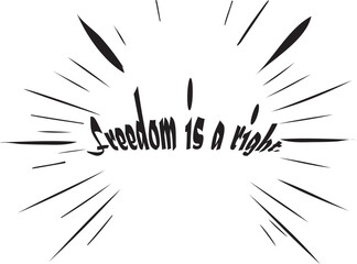 Social Awareness Hand drawn lettering phrase, Calligraphy t-shirt design, Hand written vector sign, 