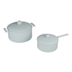 新生活応援 ペールブルーの鍋セット