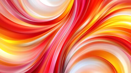 Fototapeta premium Abstract Swirling Red Orange and Yellow Hues