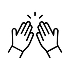 Fototapeta premium Two hands clapping