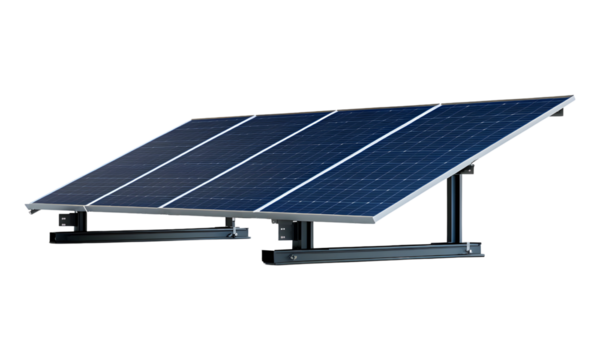 Solar panel on a transparent background.