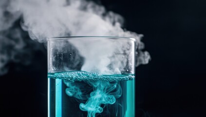 Ethereal Teal: A Study in Vapor and Liquid