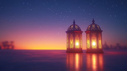 Fototapeta premium mosque at night