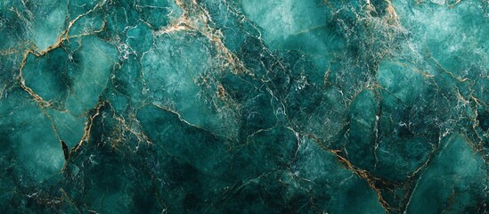 Elegant emerald green marble background with textured stunning patterns