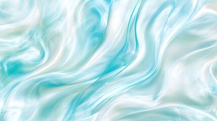 Obraz premium Abstract Blue and White Swirling Fabric Texture