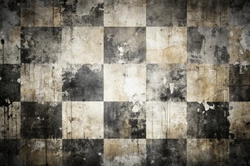 Distressed Background with Worn Textures and Vintage Effects