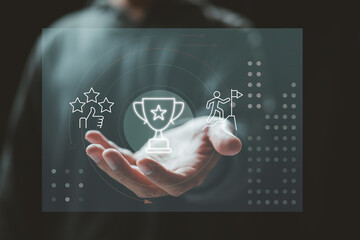 Celebrating achievements: Reaching goals and earning recognition for success. Path to excellence: Highlighting effort, growth, and accomplishment.