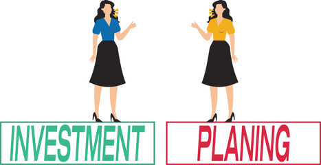 Investment planning or money management to grow