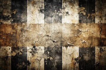 Distressed Background with Worn Textures and Vintage Effects