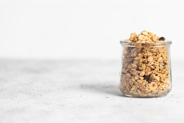 granola with chocolate