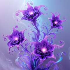 floral background with flowers