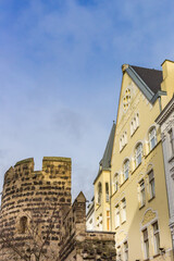 Hsitoric buildings in the old town of Bonn, Germany