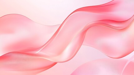 Obraz premium Abstract Pink Wave Background Design