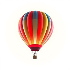 Obraz premium hot air balloons isolated on white background