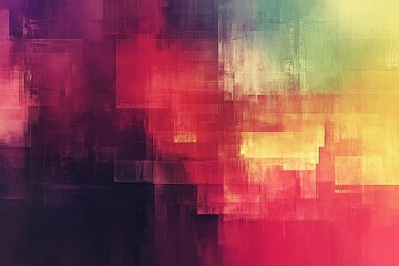 Abstract artwork featuring vibrant colors and textured patterns created in a digital medium during twilight hours