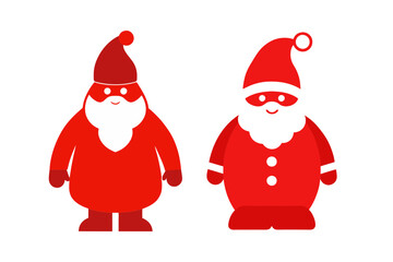 vector-silhouette-of-Santa-Claus-cartoon (1) 