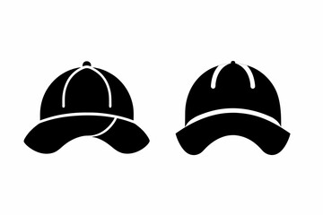 vector-silhouette-of--set-of-base-ball-cap-vector-(3)