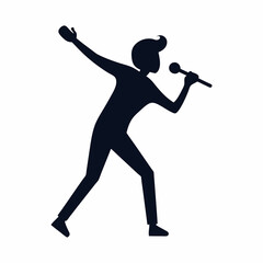 vector-silhouette-of-singer-dance-pose-with-singing