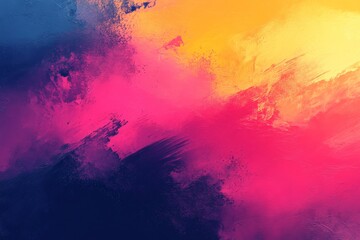 Vibrant abstract artwork featuring bold colors and dynamic textures in a captivating display of creativity