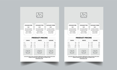Product Pricing, Product Catalog Design, Product Line Sheet Template, Wholesale Template Layout 	
