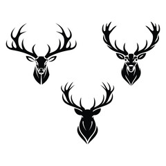 Stunning Deer Silhouette Designs Perfect for Branding and Logo Creation