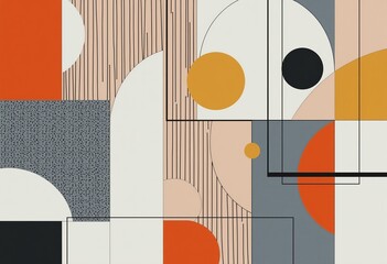 Pastel & White Brand Collage: High-end fashion patterns with architectural line art, conveying luxury and sophistication, suitable for branding, fashion textiles, and upscale design concepts.

