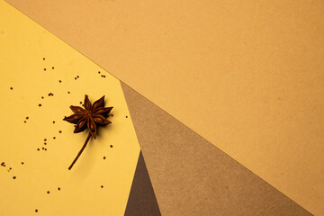 Paper, cardboard, coffee color, brown yellow, overlay, gradient, patchwork, background, template