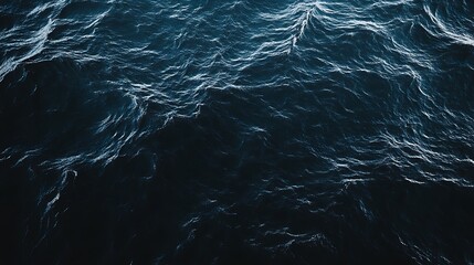 Obraz premium Dark Blue Ocean Waves Rolling Surface Texture