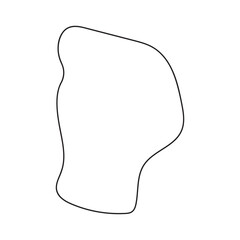 abstract blobs outline for background