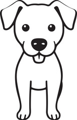 Obraz premium a cute dog cartoon design 