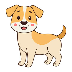 Obraz premium a cute dog cartoon design 