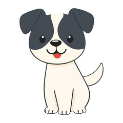 Naklejka premium a cute dog cartoon design 