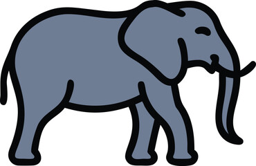 elephant silhouette design image new style