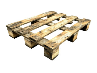 Isolated Wooden Pallet