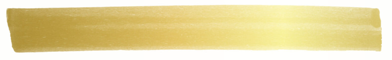 Gold brush watercolor ink stroke label, Editable isolated background