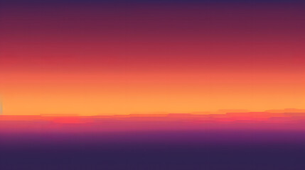 Fototapeta premium A smooth gradient blending warm sunset colors, generative ai