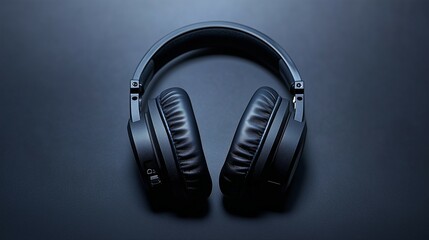 photo of RGB gaming headphone with blank background for advertisement