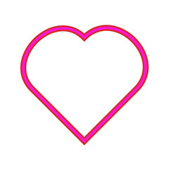 a beautiful style heart icon design