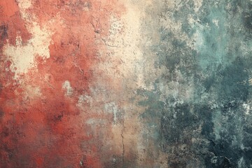 Textured wall surface showcasing a blend of warm and cool tones with intricate patterns