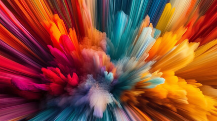 colorful paint explosion background