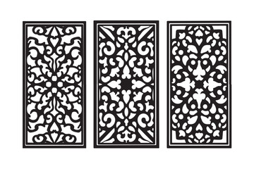 Ornamental Pattern Panel Designs