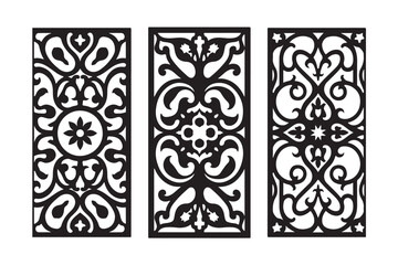 Ornamental Pattern Panel Designs