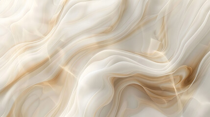 Obraz premium Abstract beige color marble swirl background, generative ai