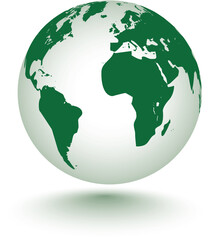 Green Globe Icon